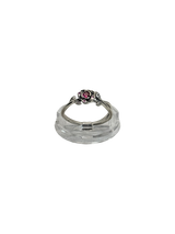 Anillo rosa de la bella y la bestia