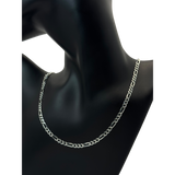Cadena tejido cartier martillada