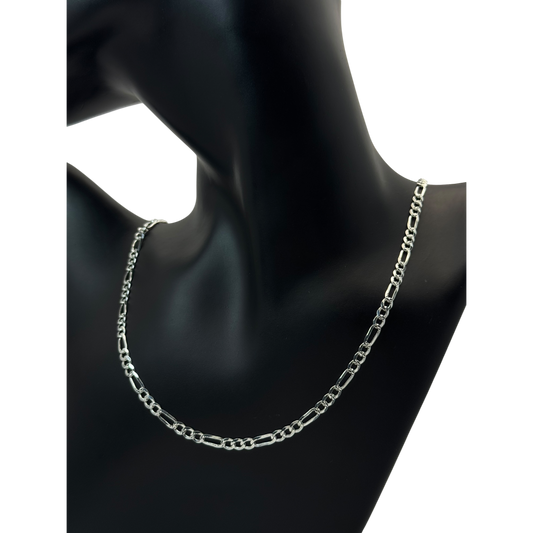 Cadena tejido cartier martillada