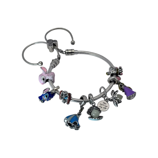 Pulsera pandora deslizante icono de mickey mouse