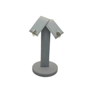 Arete figura de hojas con zircon