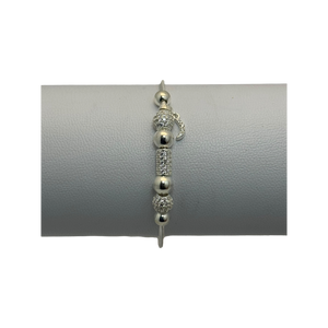 Pulsera tejido lazo continuo graduable
