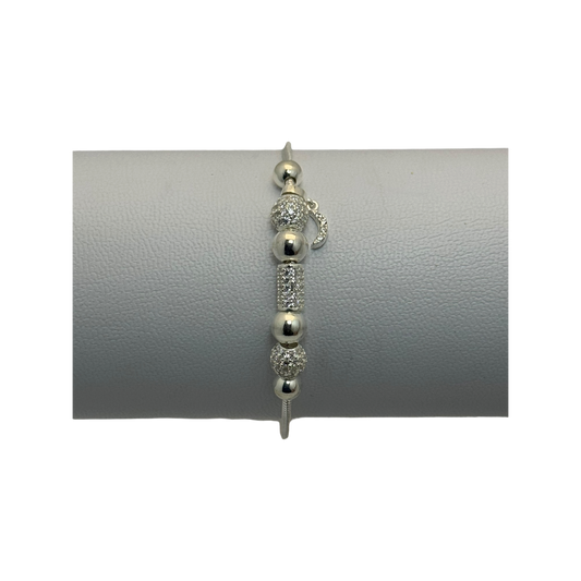 Pulsera tejido lazo continuo graduable