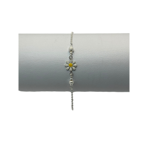 Pulsera con figura girasol/margarita