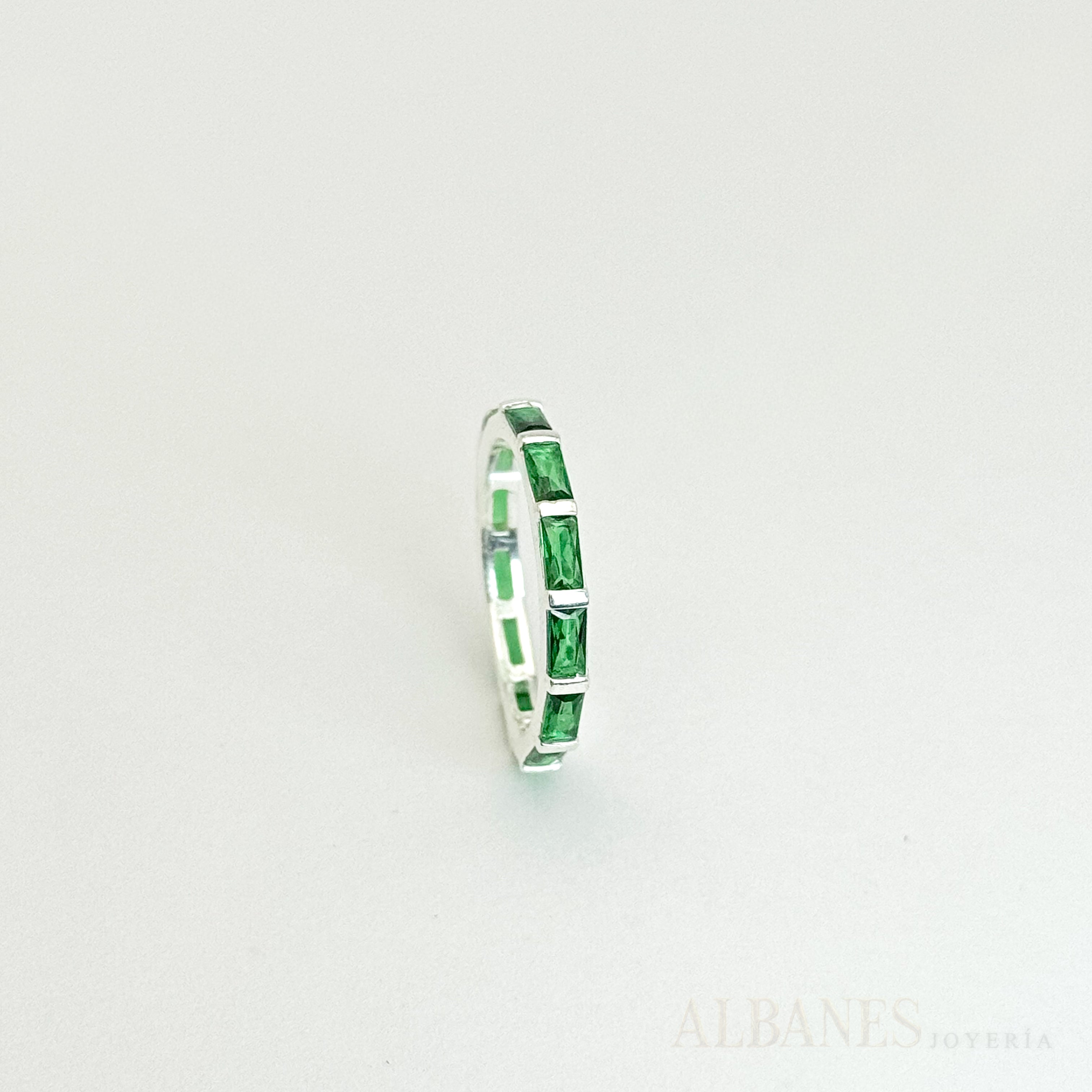 Anillo de mujer - circon suizo - bague - plata ley 925