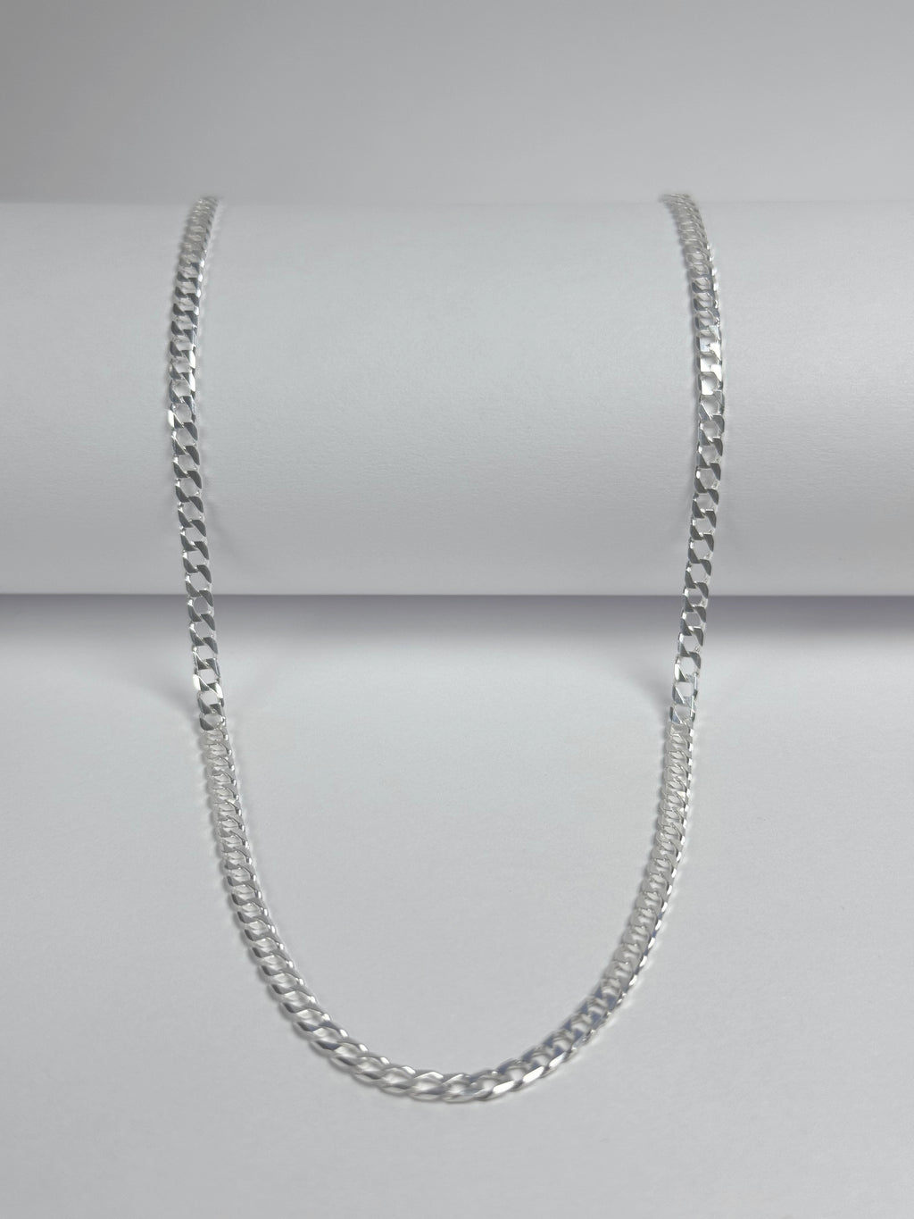 Cadena para hombre - Eslabon cuadrado - Plata ley 925