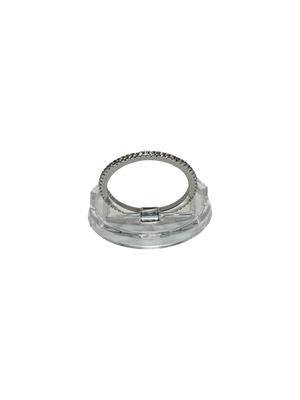 Anillo micro pave tricolor