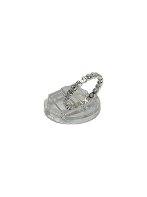 Anillo banda de corazones