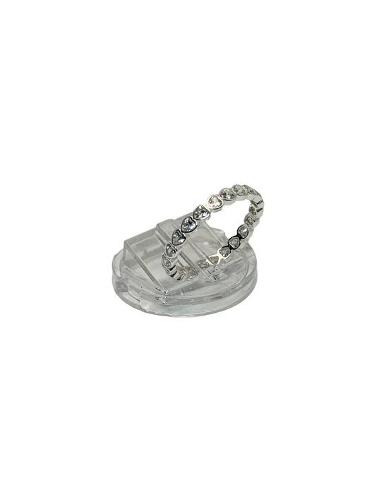 Anillo banda de corazones