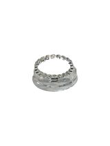 Anillo banda de corazones
