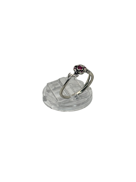 Anillo rosa de la bella y la bestia