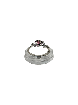 Anillo rosa de la bella y la bestia