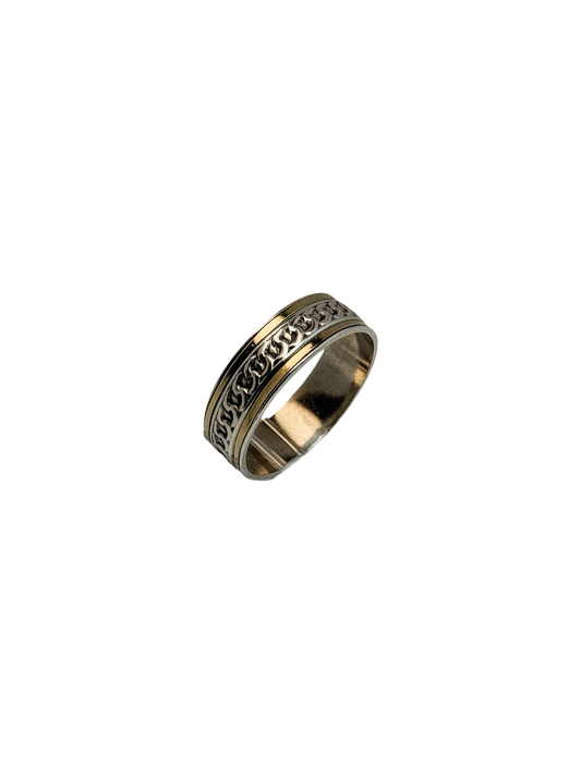 Argolla con estilo cartier